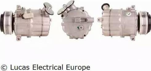 Lucas Electrical ACP667 - Компрессор кондиционера autospares.lv