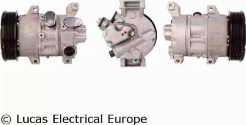 Lucas Electrical ACP615 - Компрессор кондиционера autospares.lv