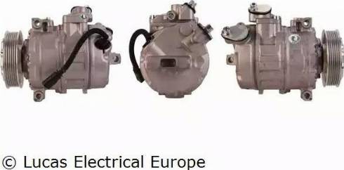 Lucas Electrical ACP610 - Компрессор кондиционера autospares.lv