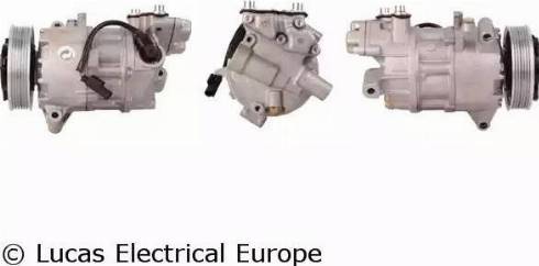 Lucas Electrical ACP613 - Компрессор кондиционера autospares.lv