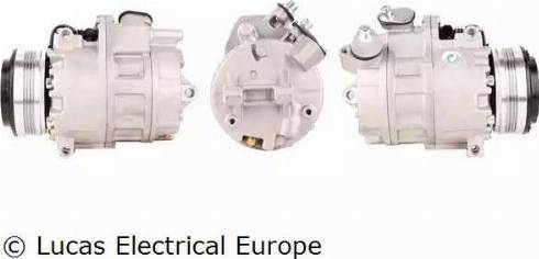 Lucas Electrical ACP687 - Компрессор кондиционера autospares.lv