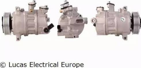 Lucas Electrical ACP634 - Компрессор кондиционера autospares.lv