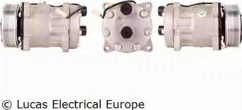 Lucas Electrical ACP623 - Компрессор кондиционера autospares.lv