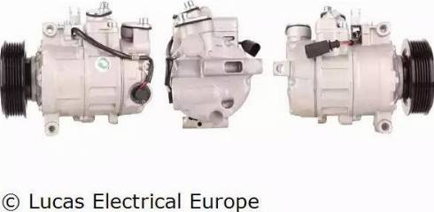 Lucas Electrical ACP670 - Компрессор кондиционера autospares.lv