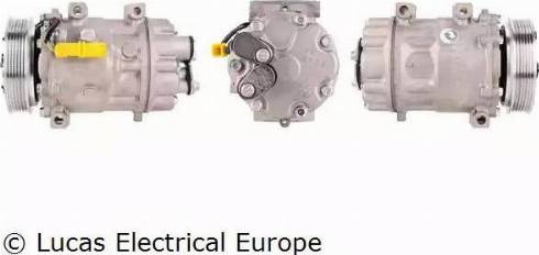 Lucas Electrical ACP672 - Компрессор кондиционера autospares.lv