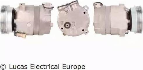 Lucas Electrical ACP196 - Компрессор кондиционера autospares.lv