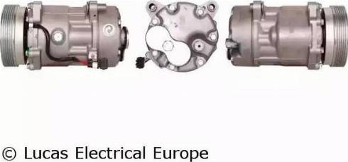 Lucas Electrical ACP191 - Компрессор кондиционера autospares.lv