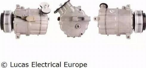 Lucas Electrical ACP198 - Компрессор кондиционера autospares.lv