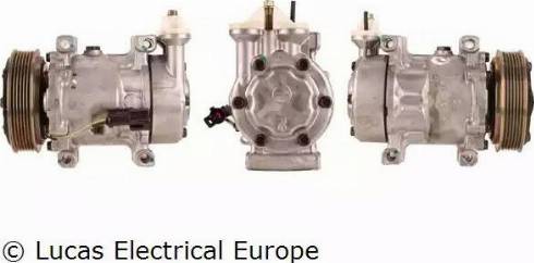 Lucas Electrical ACP197 - Компрессор кондиционера autospares.lv