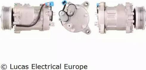 Lucas Electrical ACP146 - Компрессор кондиционера autospares.lv
