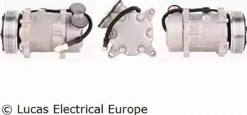 Lucas Electrical ACP143 - Компрессор кондиционера autospares.lv