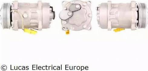 Lucas Electrical ACP142 - Компрессор кондиционера autospares.lv