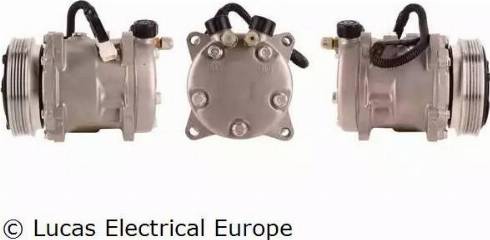 Lucas Electrical ACP151 - Компрессор кондиционера autospares.lv