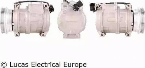 Lucas Electrical ACP153 - Компрессор кондиционера autospares.lv