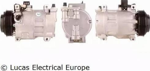 Lucas Electrical ACP157 - Компрессор кондиционера autospares.lv