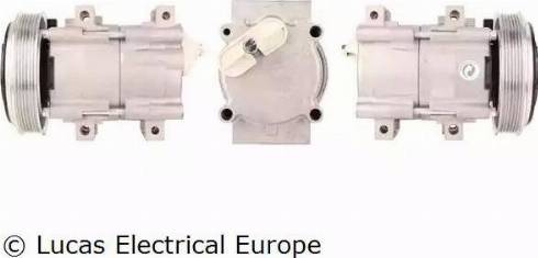 Lucas Electrical ACP166 - Компрессор кондиционера autospares.lv