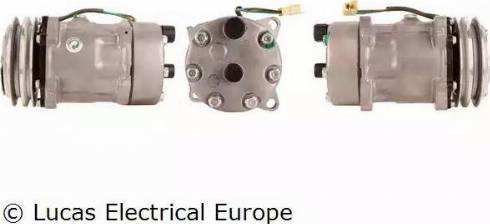 Lucas Electrical ACP161 - Компрессор кондиционера autospares.lv