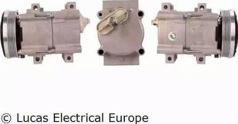 Lucas Electrical ACP168 - Компрессор кондиционера autospares.lv