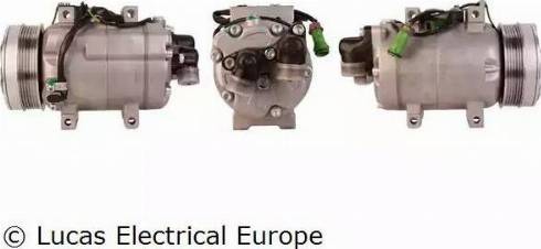 Lucas Electrical ACP163 - Компрессор кондиционера autospares.lv