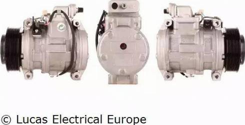 Lucas Electrical ACP114 - Компрессор кондиционера autospares.lv