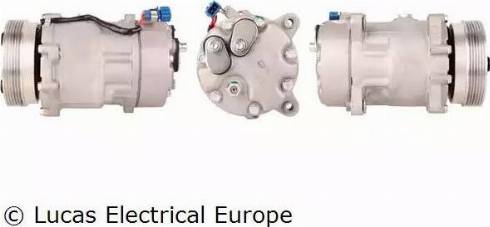 Lucas Electrical ACP115 - Компрессор кондиционера autospares.lv