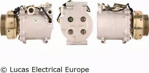 Lucas Electrical ACP185 - Компрессор кондиционера autospares.lv