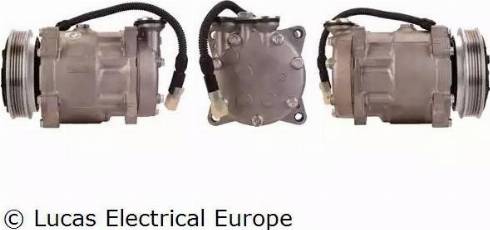 Lucas Electrical ACP132 - Компрессор кондиционера autospares.lv