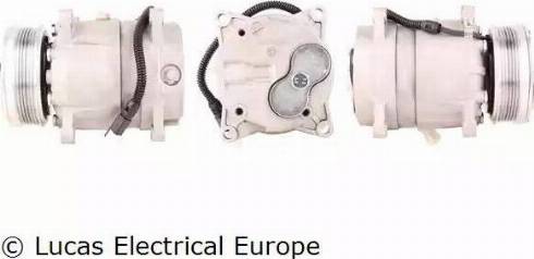 Lucas Electrical ACP129 - Компрессор кондиционера autospares.lv
