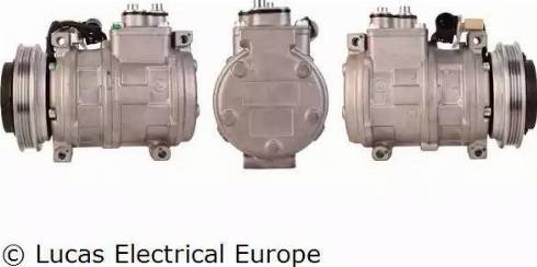 Lucas Electrical ACP124 - Компрессор кондиционера autospares.lv