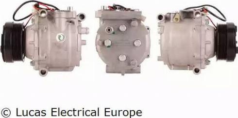 Lucas Electrical ACP126 - Компрессор кондиционера autospares.lv
