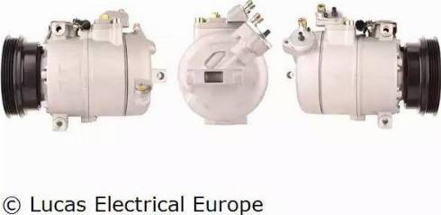 Lucas Electrical ACP123 - Компрессор кондиционера autospares.lv