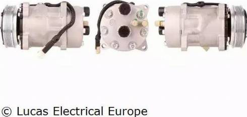 Lucas Electrical ACP127 - Компрессор кондиционера autospares.lv