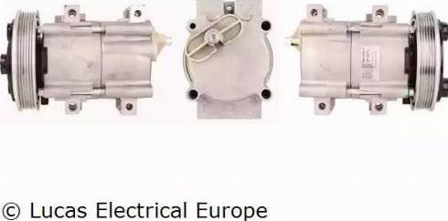 Lucas Electrical ACP174 - Компрессор кондиционера autospares.lv