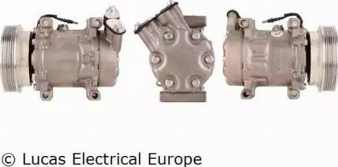 Lucas Electrical ACP178 - Компрессор кондиционера autospares.lv