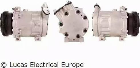 Lucas Electrical ACP177 - Компрессор кондиционера autospares.lv