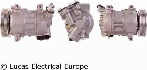 Lucas Electrical ACP891 - Компрессор кондиционера autospares.lv