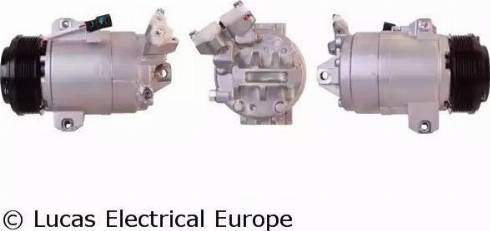 Lucas Electrical ACP840 - Компрессор кондиционера autospares.lv