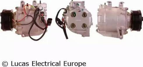 Lucas Electrical ACP856 - Компрессор кондиционера autospares.lv
