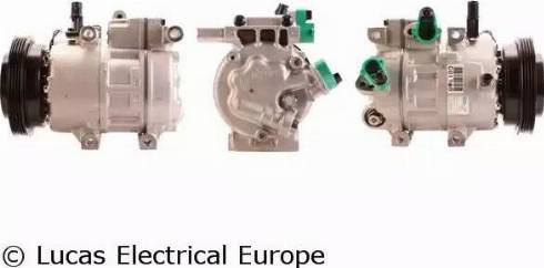 Lucas Electrical ACP852 - Компрессор кондиционера autospares.lv