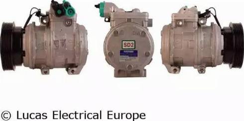 Lucas Electrical ACP864 - Компрессор кондиционера autospares.lv