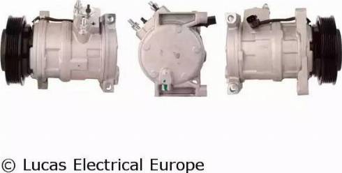 Lucas Electrical ACP861 - Компрессор кондиционера autospares.lv
