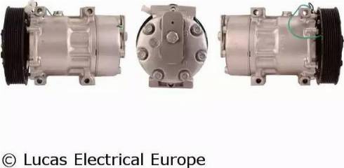 Lucas Electrical ACP809 - Компрессор кондиционера autospares.lv