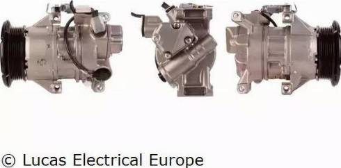 Lucas Electrical ACP806 - Компрессор кондиционера autospares.lv