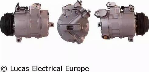 Lucas Electrical ACP884 - Компрессор кондиционера autospares.lv