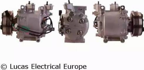 Lucas Electrical ACP886 - Компрессор кондиционера autospares.lv