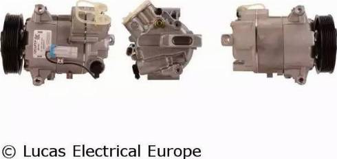 Lucas Electrical ACP825 - Компрессор кондиционера autospares.lv