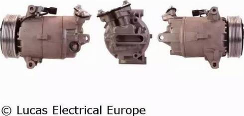 Lucas Electrical ACP822 - Компрессор кондиционера autospares.lv