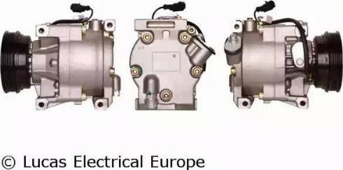 Lucas Electrical ACP827 - Компрессор кондиционера autospares.lv