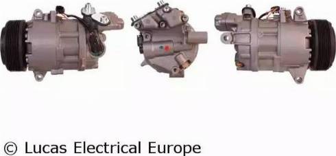 Lucas Electrical ACP875 - Компрессор кондиционера autospares.lv