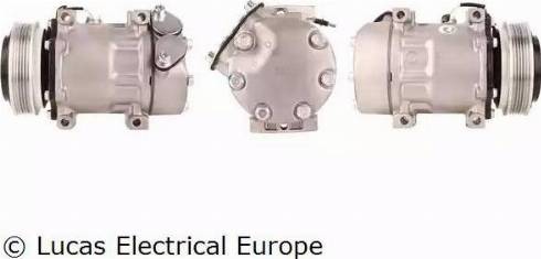 Lucas Electrical ACP394 - Компрессор кондиционера autospares.lv